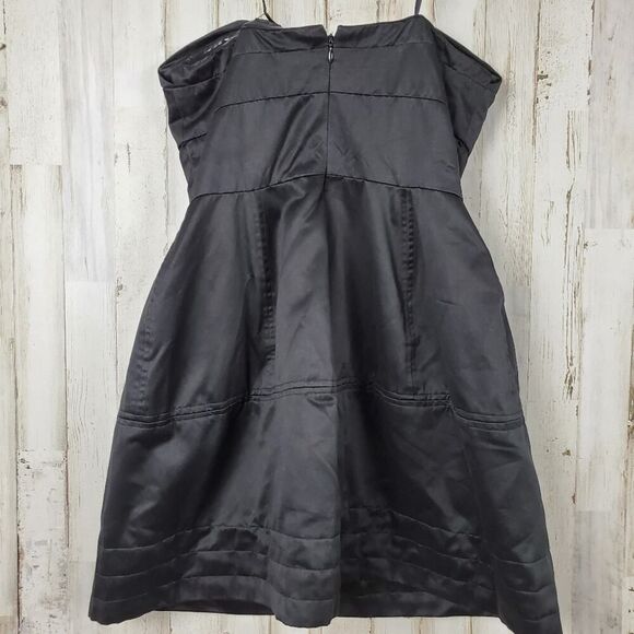 Zac Posen Strapless Dress Black Size 3 - Picture 10 of 12